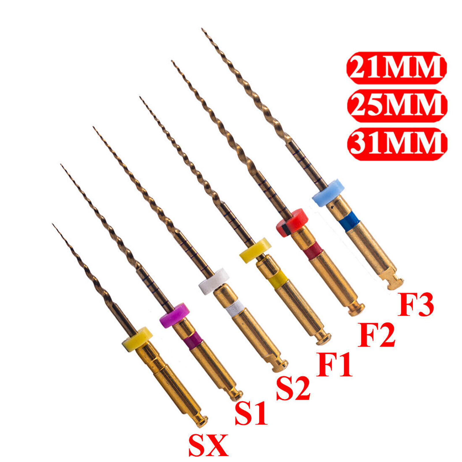 Dental Endodontic Rotary Files Endo Root Canal File X-Pro Gold Taper DMXDENT
