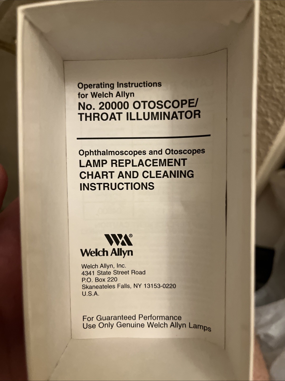 Welch Allyn Throat Illuminator