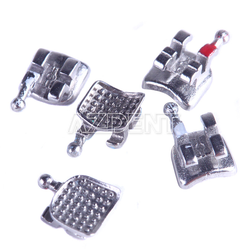 AZDENT Dental Ortho MIM Monoblock Bracket Braces Mini Roth/ MBT 018/ 022 Hook345