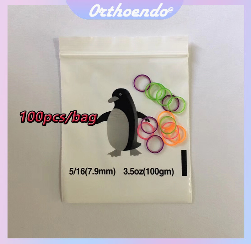5000pcs Elastics Rubber Bands Dental Orthodontic Latex Braces 2.5 3.5 4.5 6.5 OZ