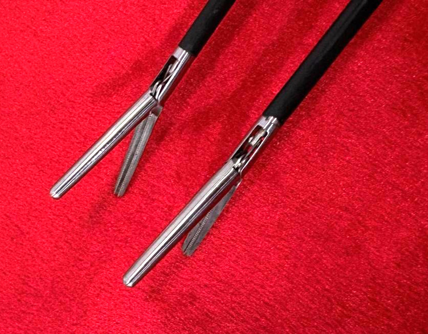 Laparoscopic Long DeBakey Tissue Grasper 5mm Surgical Forceps Best Quality – 2pc