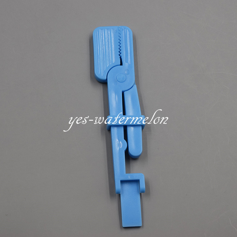 Dental X-Ray Film Holder Snap Plastic Clip Hanger Blue/White 135°C Autoclavable