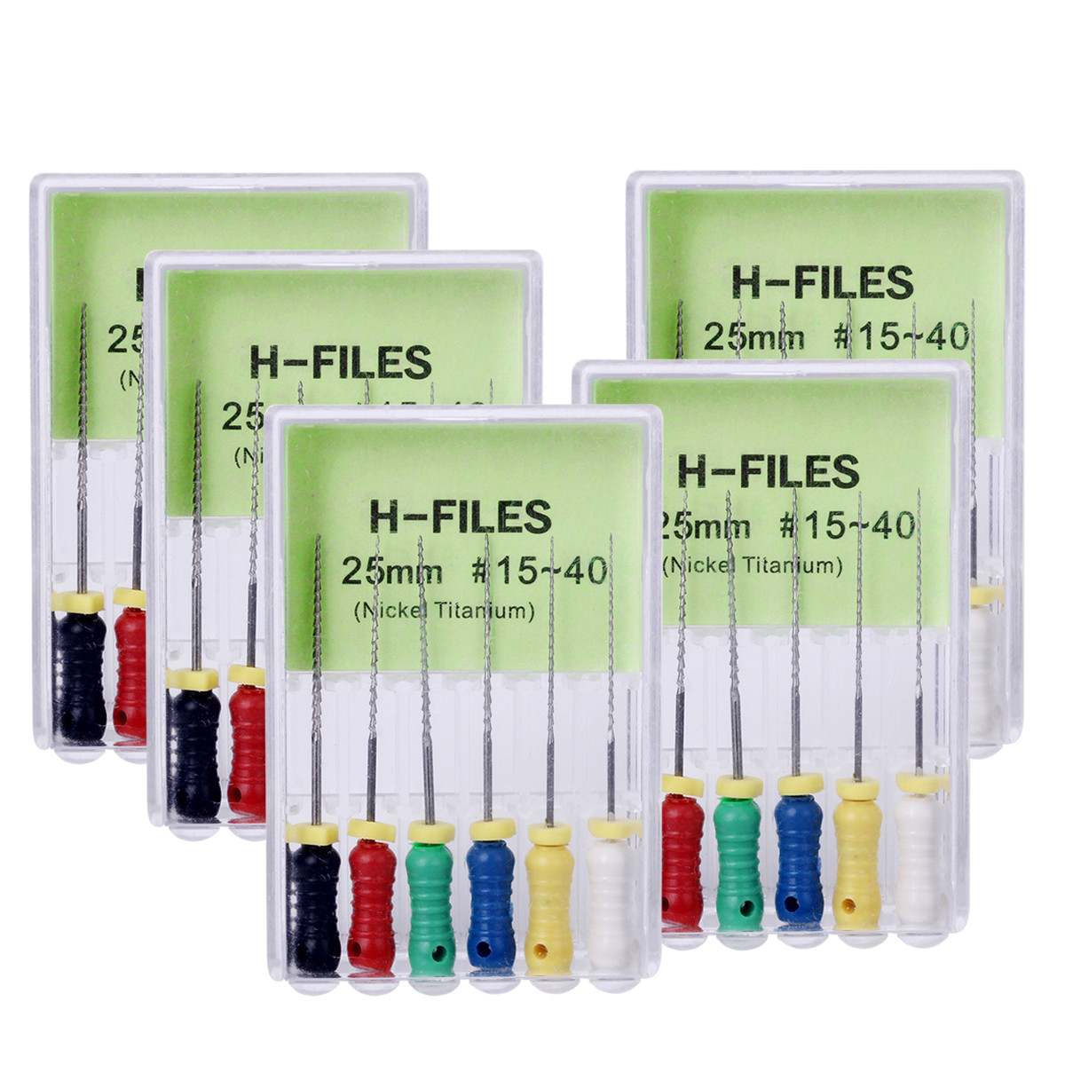 Dental Endo Root Canal Files NITI REAMERS K-Files #15-40 21mm 25mm Hand Use