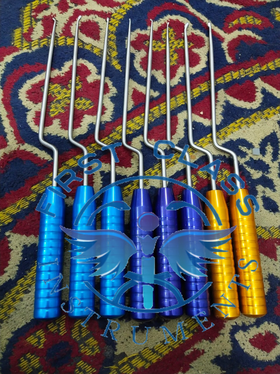 American Rainbow Cervical Curettes Orthopedic Spine Instruments