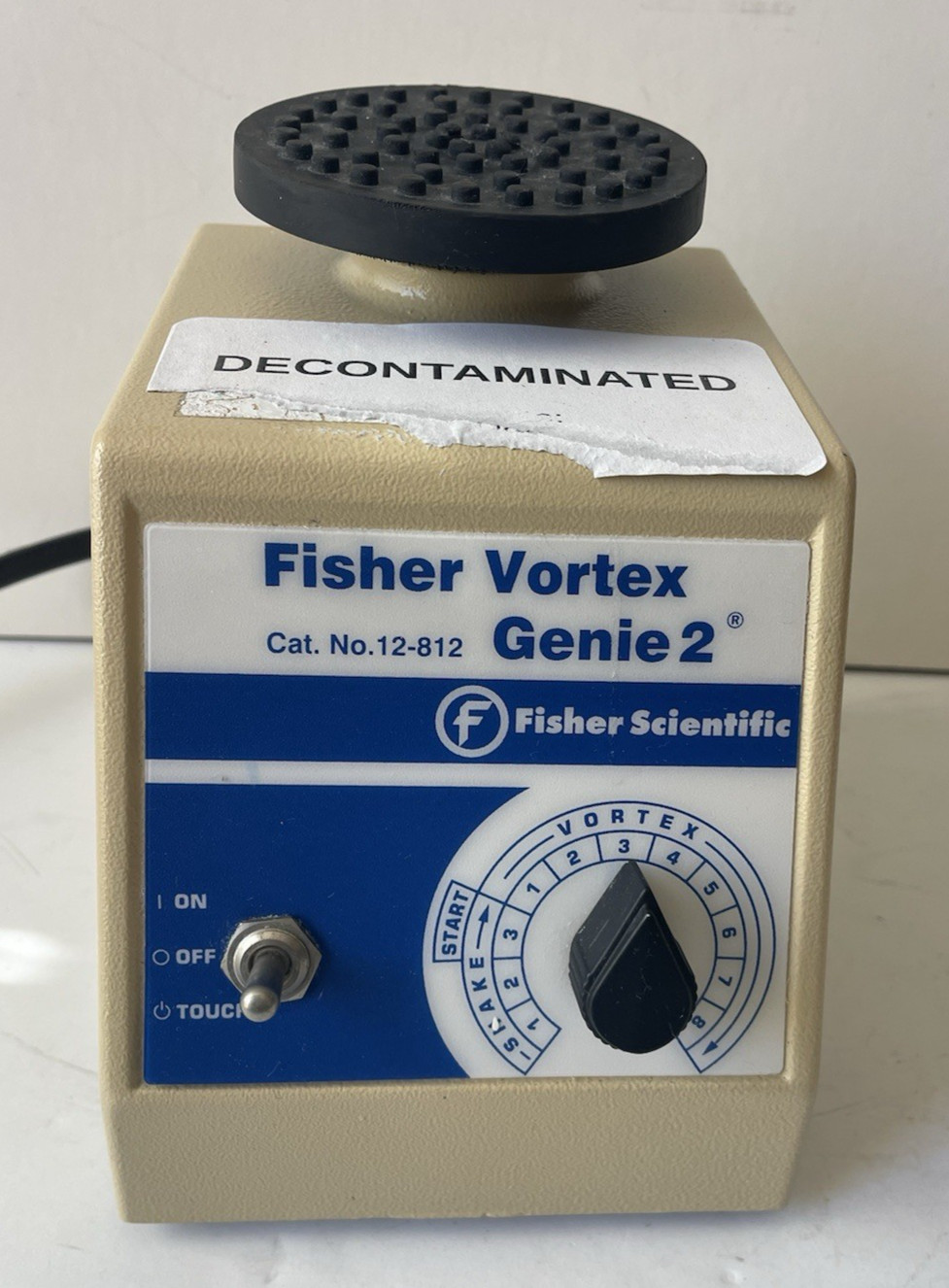 Fisher Scientific Vortex Genie 2 12-812 Analog Vortex Mixer G-560 Warranty