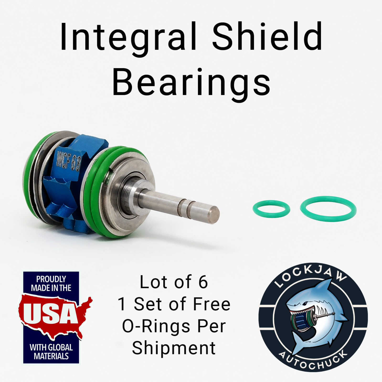 Star Dental 430 SWL Turbines LubeFree CERAMIC Bearings Integral Shield Lot of 6