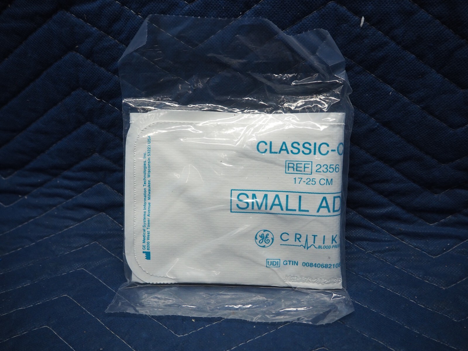 GE Critikon Classic-Cuf 17-25cm Small Adult Blood Pressure Cuff Two Tube – 2356