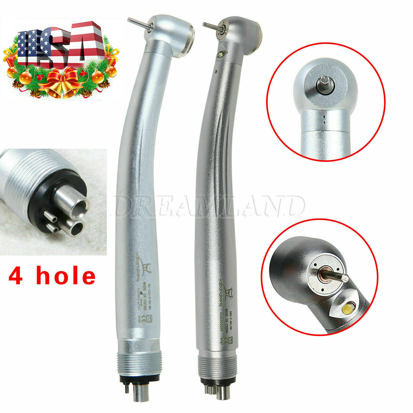 10* Yabangbang Dental (LED E-generator) High Speed Handpiece 2/4 holes For KaV