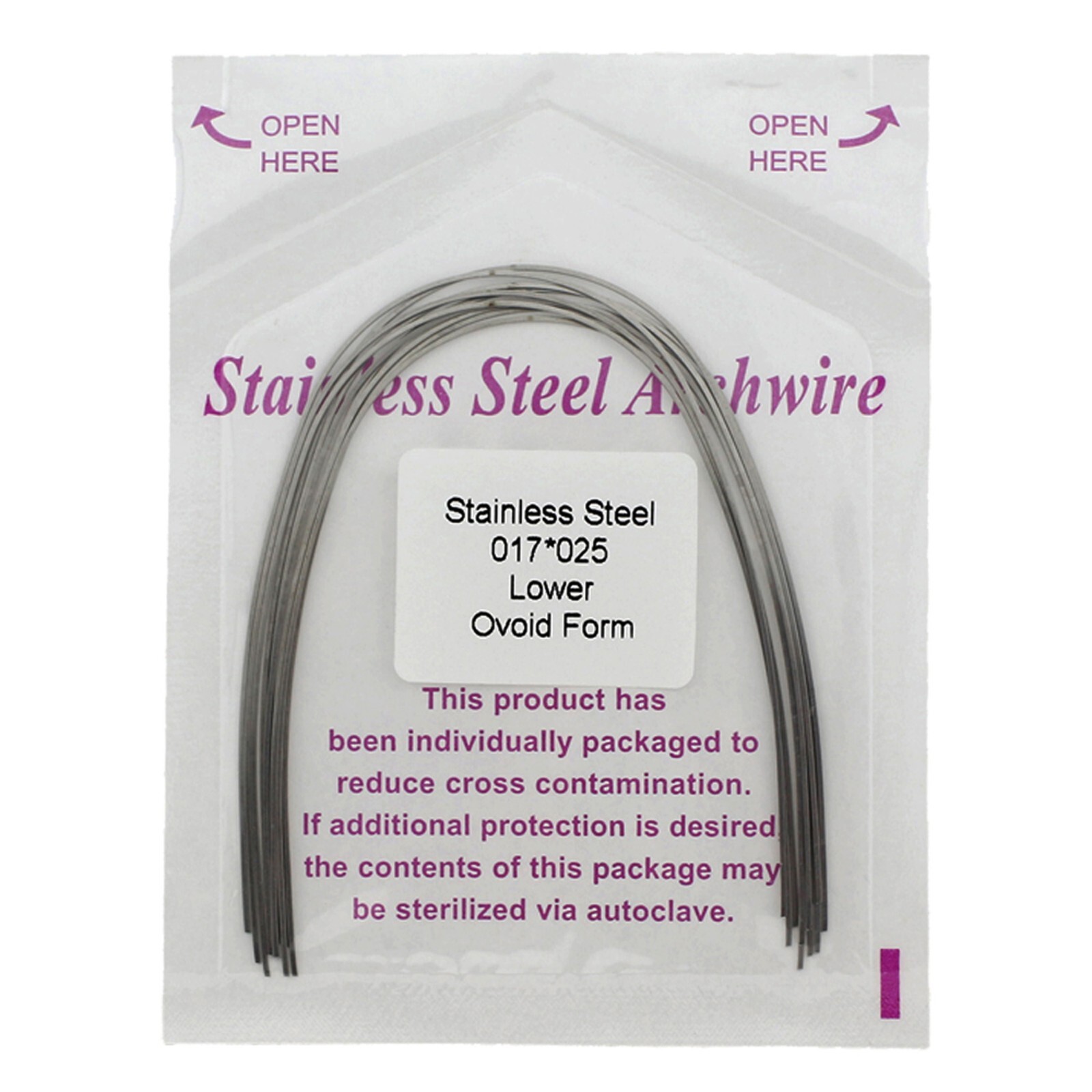 arcos de ortodoncia Orthodontic Arch Wire NiTi Stainless Steel Acero Inoxidable