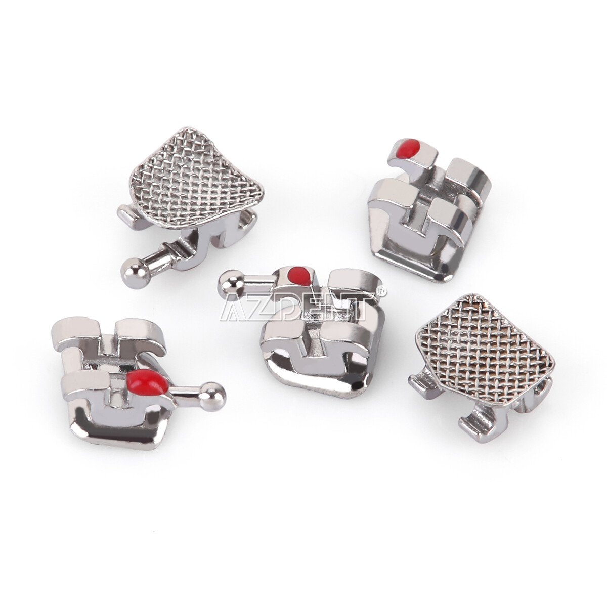 50X Dental Orthodontic Brackets Braces Mini Standard Roth MBT .018 .022 AZDENT