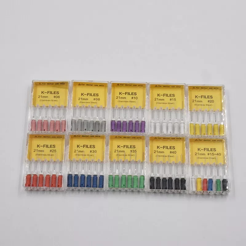 Mani Type Dental Endodontic Root Canal K-files 25/31mm C-files 21mm Hand Use
