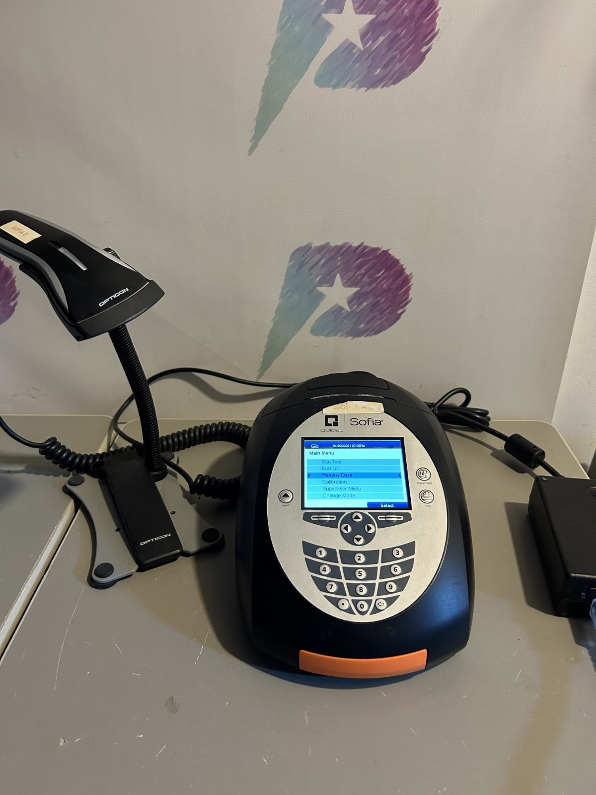 Quidel Sofia 1178001 Immunoassay Analyzer with Scanner and Power Supply
