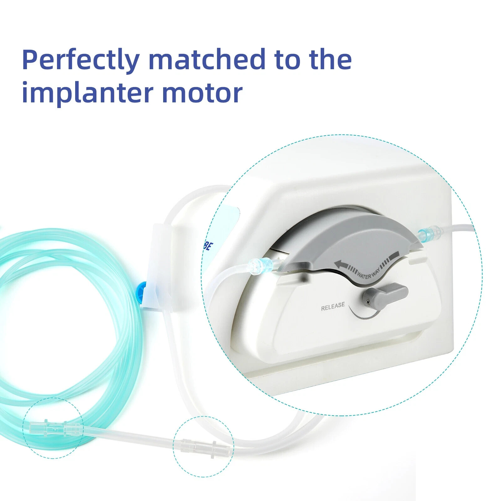 Dental Implant Surgery Irrigation Tubing Disposable Tubes C Type 291cm fit W&H