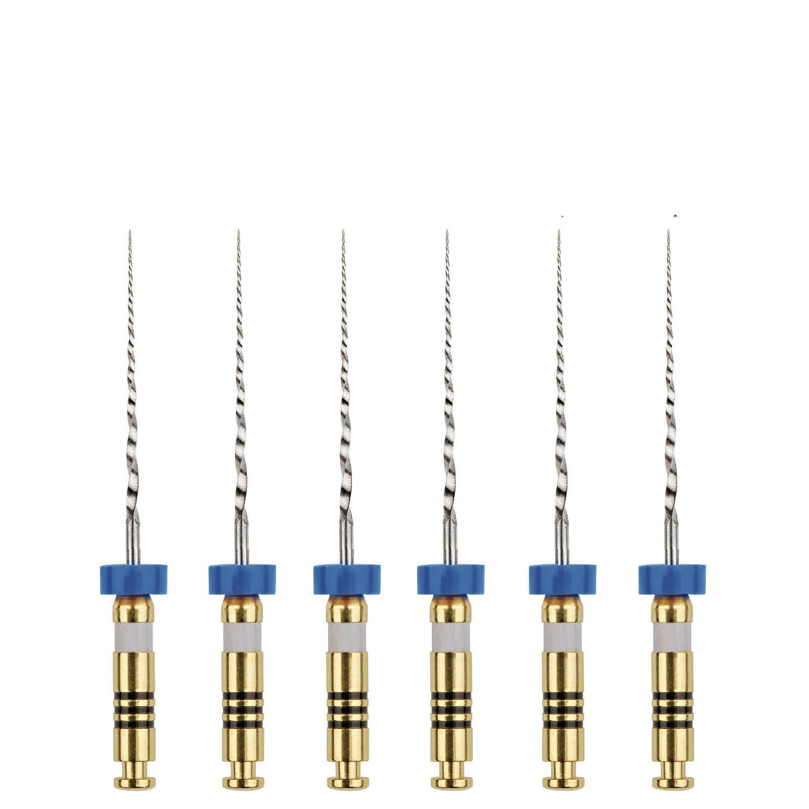 6Pcs/Box Dental Instrument Endo Rotary Files 25mm Assorted Nickel Titanium