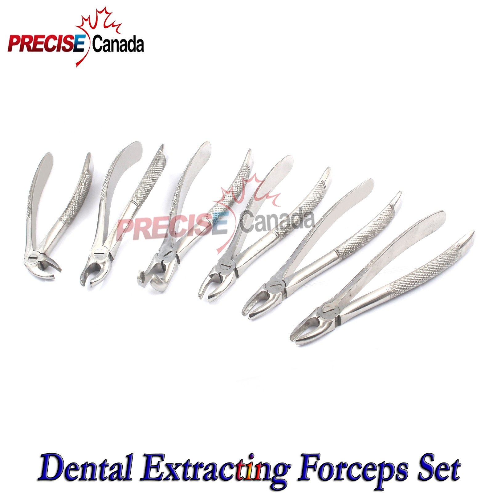 English Pattern Tooth Extracting Forceps Set of 10 pcs Dental Instruments