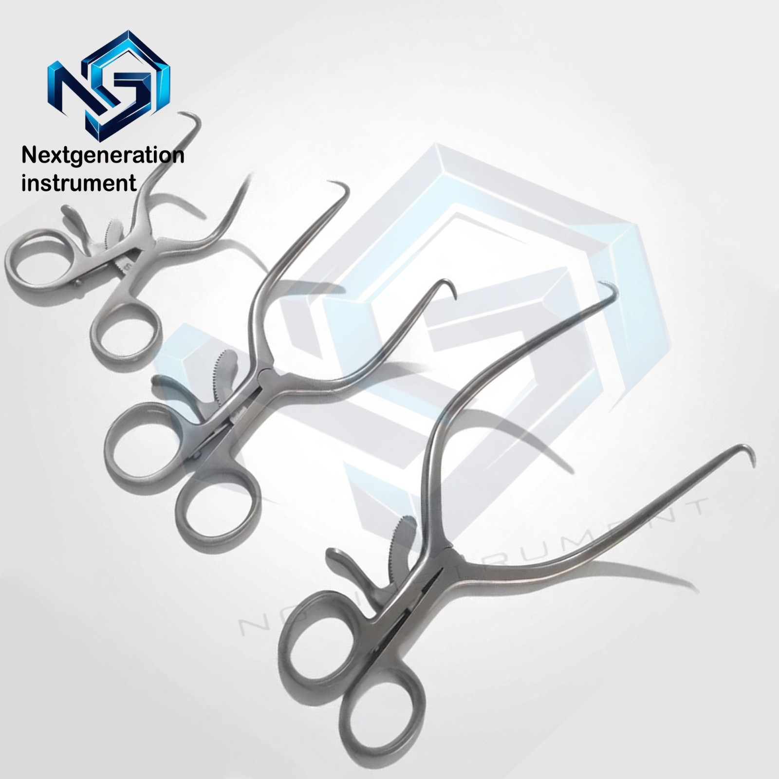 Veterinary Gelpi Retractors 3pc Set 3.5″ 5.5″ 7″ Sharp Surgical Instruments