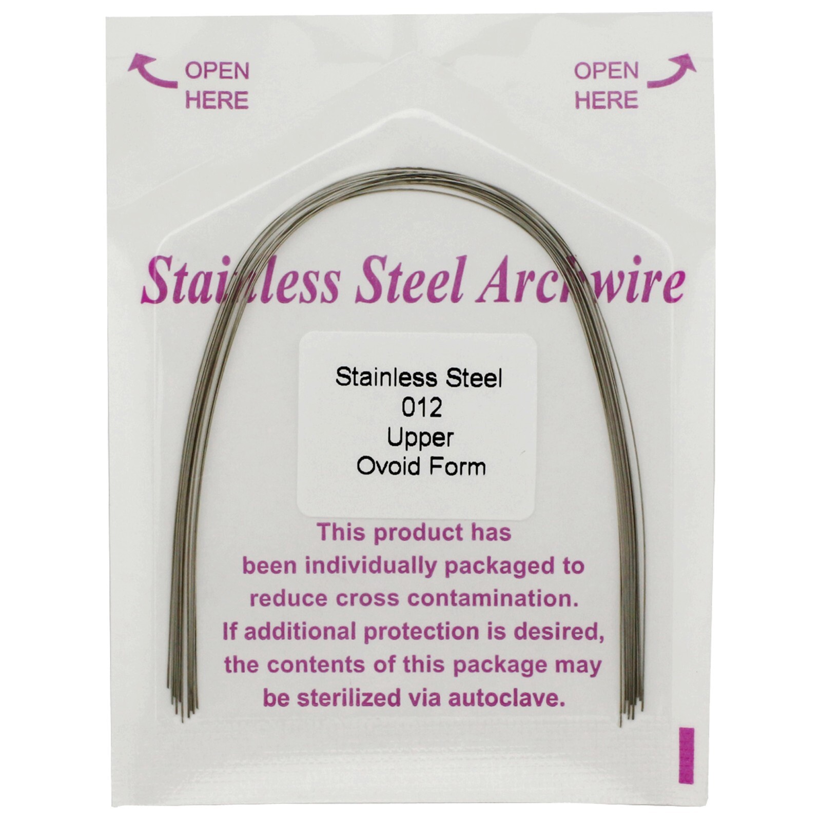 arcos de ortodoncia Orthodontic Arch Wire NiTi Stainless Steel Acero Inoxidable