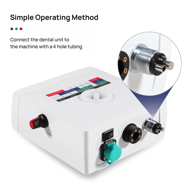 Dental Electric Micromotor Polishing Unit + 40K rpm Motor Handpiece Water Supply