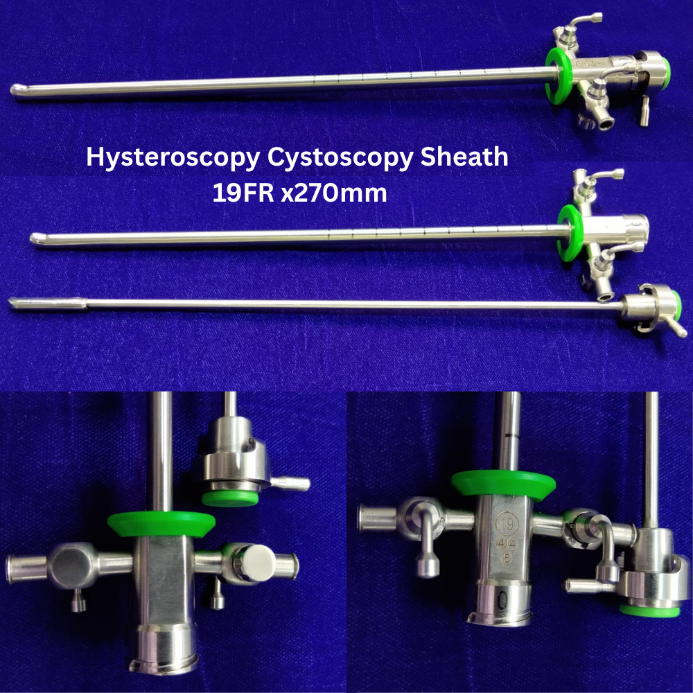 1PCS Hysteroscopy Cystoscopy Sheath 19FRx270mm Surgical Instruments CE Approved