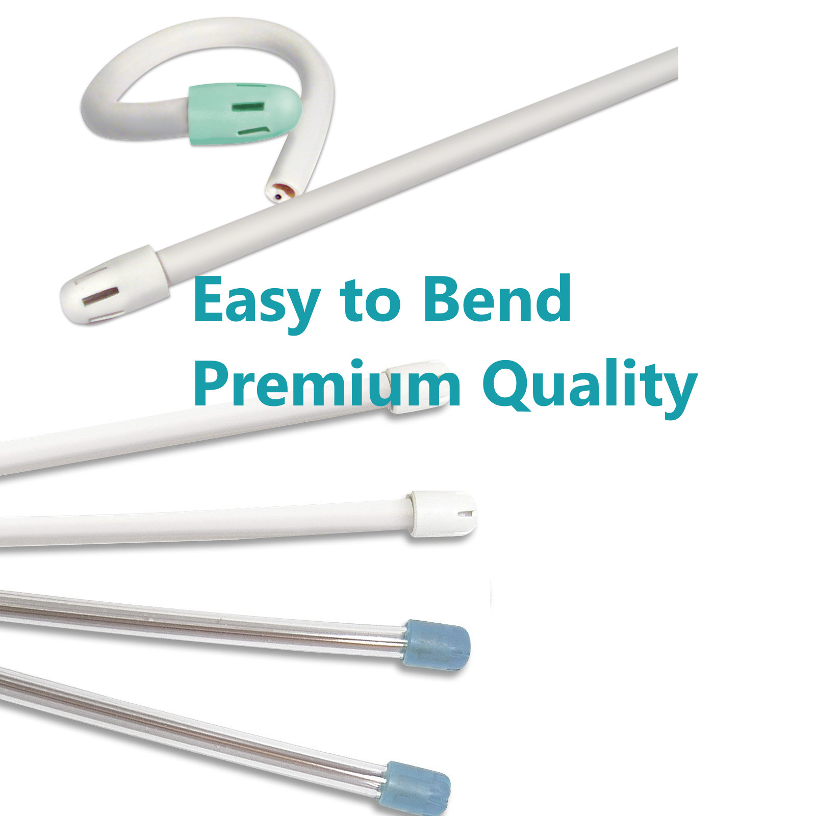 100-1000 Dental Saliva Ejectors Ejector CLEAR/BLUE Suction Tips Disposable Tip