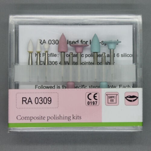 1Box Dental Composite Polishing Kit RA 0309 For Low-speed Contra Angle Handpiece
