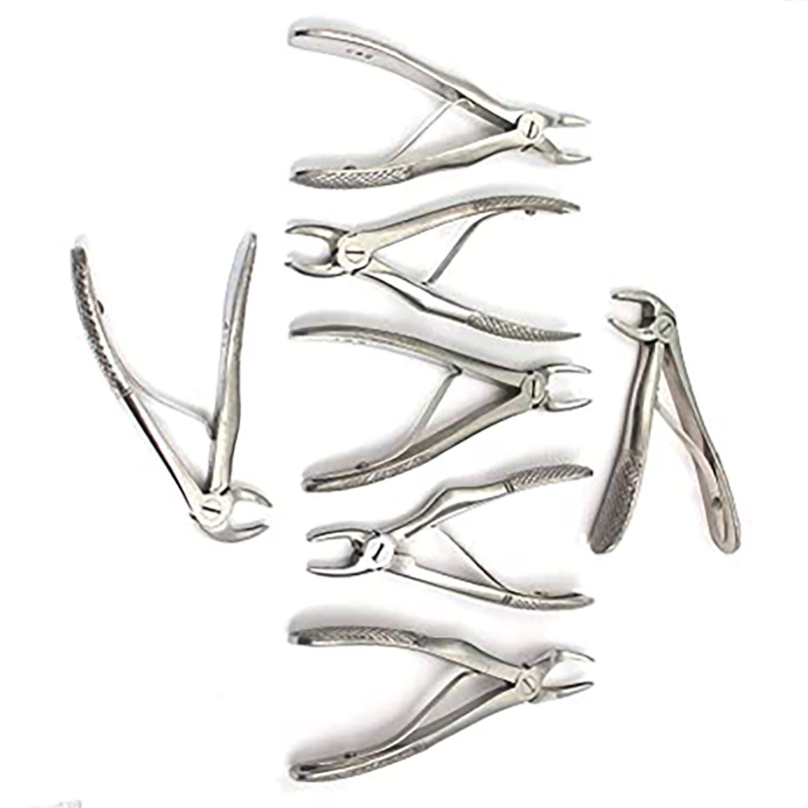 AA Pro: Pedo Baby Extracting Forceps 7 Pcs Set Dental Instruments Children