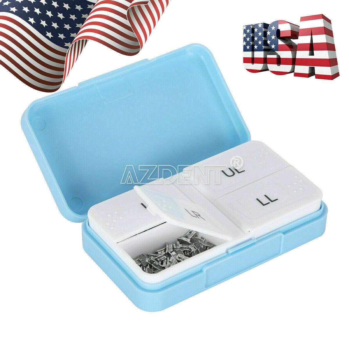 Dental Ortho Buccal Tube 1st Molar Bondable Non-Conv Roth MBT 022 018 Monoblock