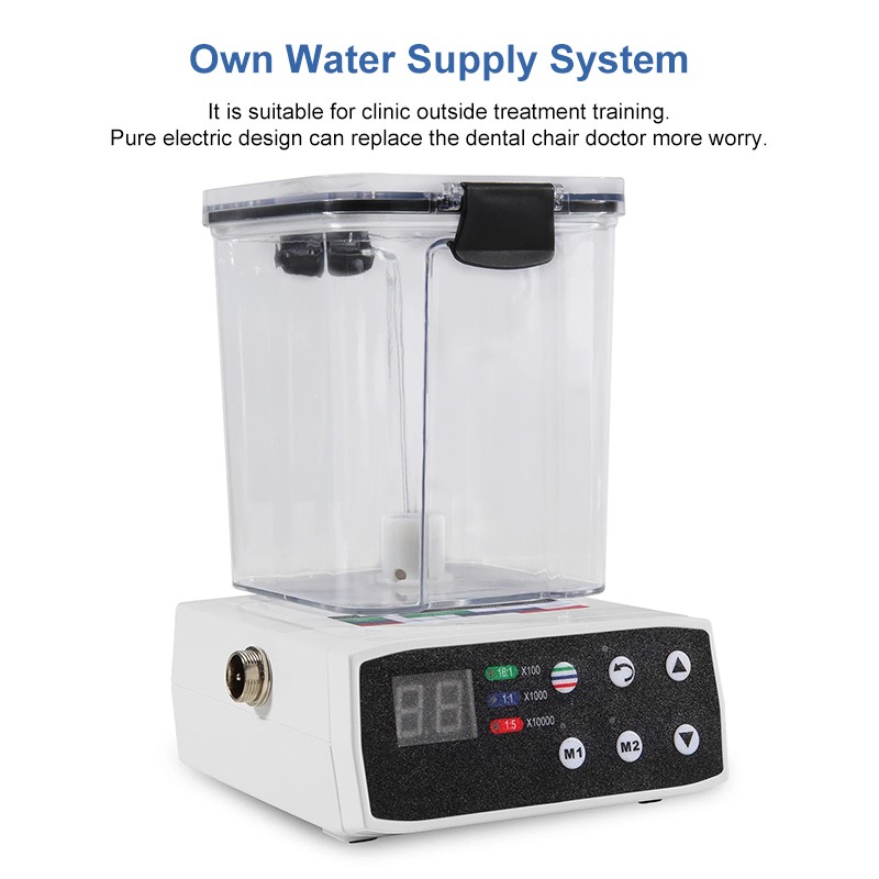 Dental Electric Micromotor Polishing Unit + 40K rpm Motor Handpiece Water Supply