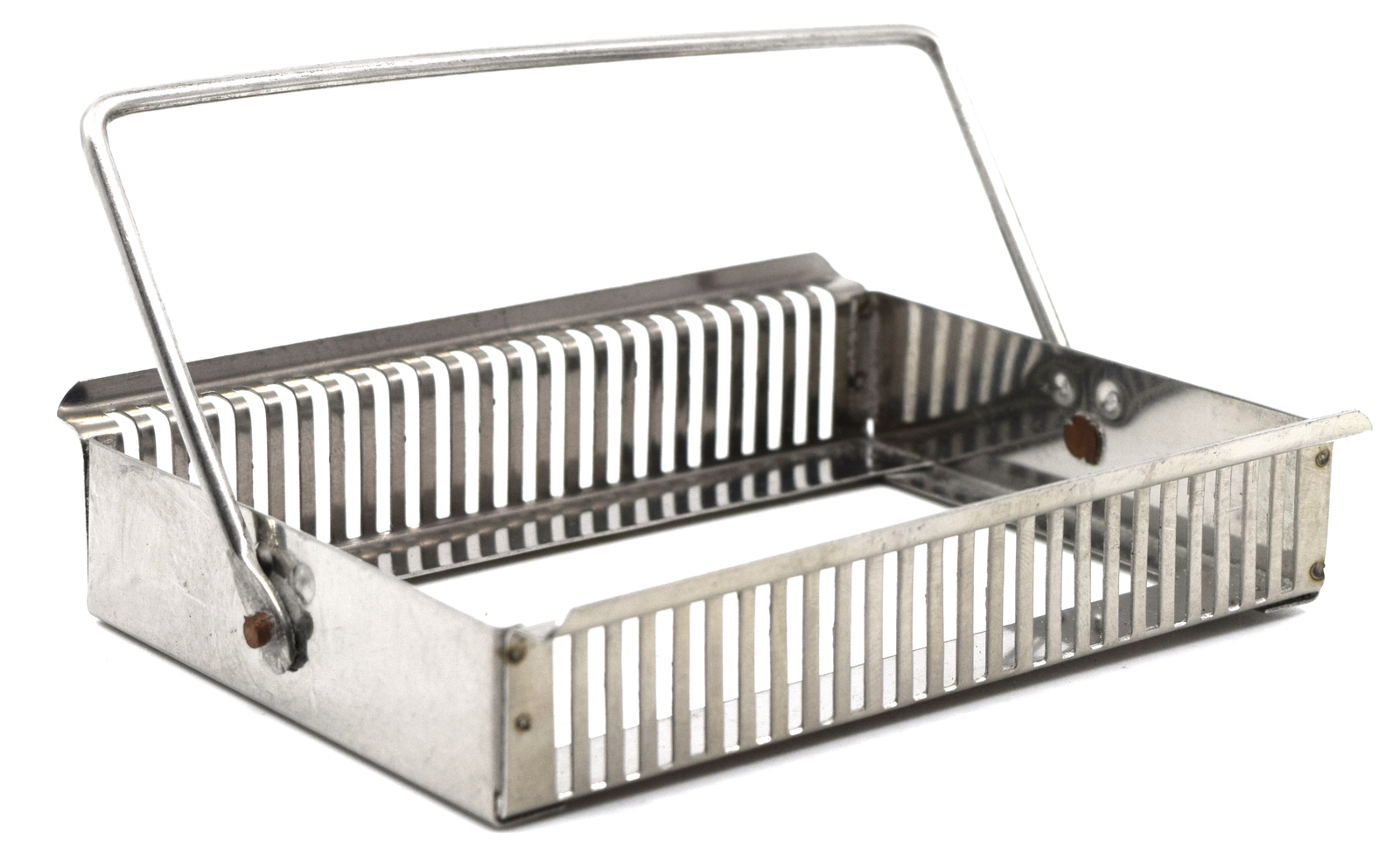 Staining Rack, 25 Slides, Aluminum with Handles – Eisco Labs
