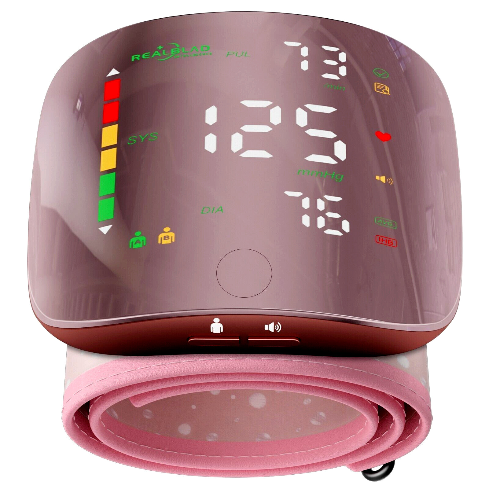LED Digital Wrist Blood Pressure Monitor BP Cuff Gauge Test Machine