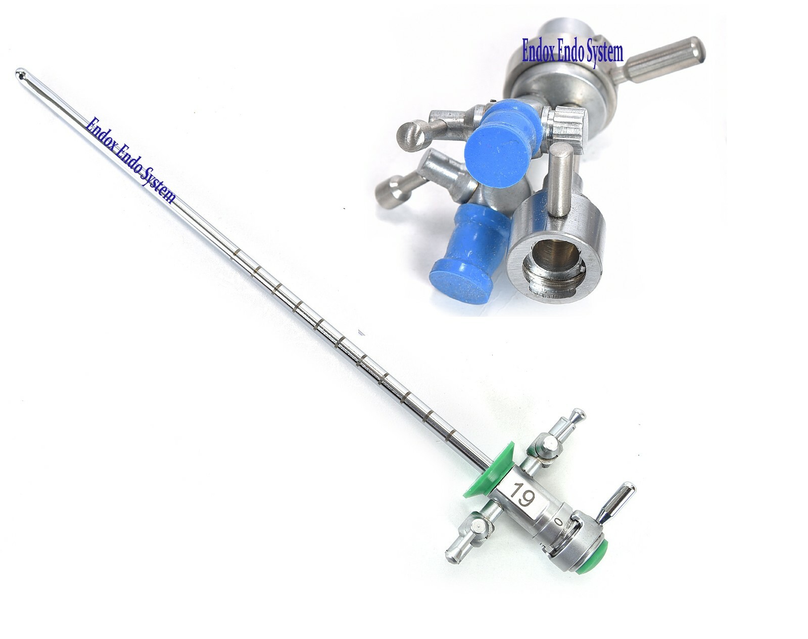 Urology 19Fr Cystoscopy Sheath Double Channel Bridge for 4mm Endoscope 2Pc