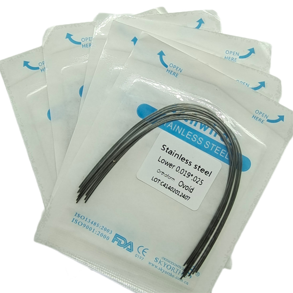Dental Orthodontic Archwire Stainless Steel Rectangular Arch Wires All Sizes