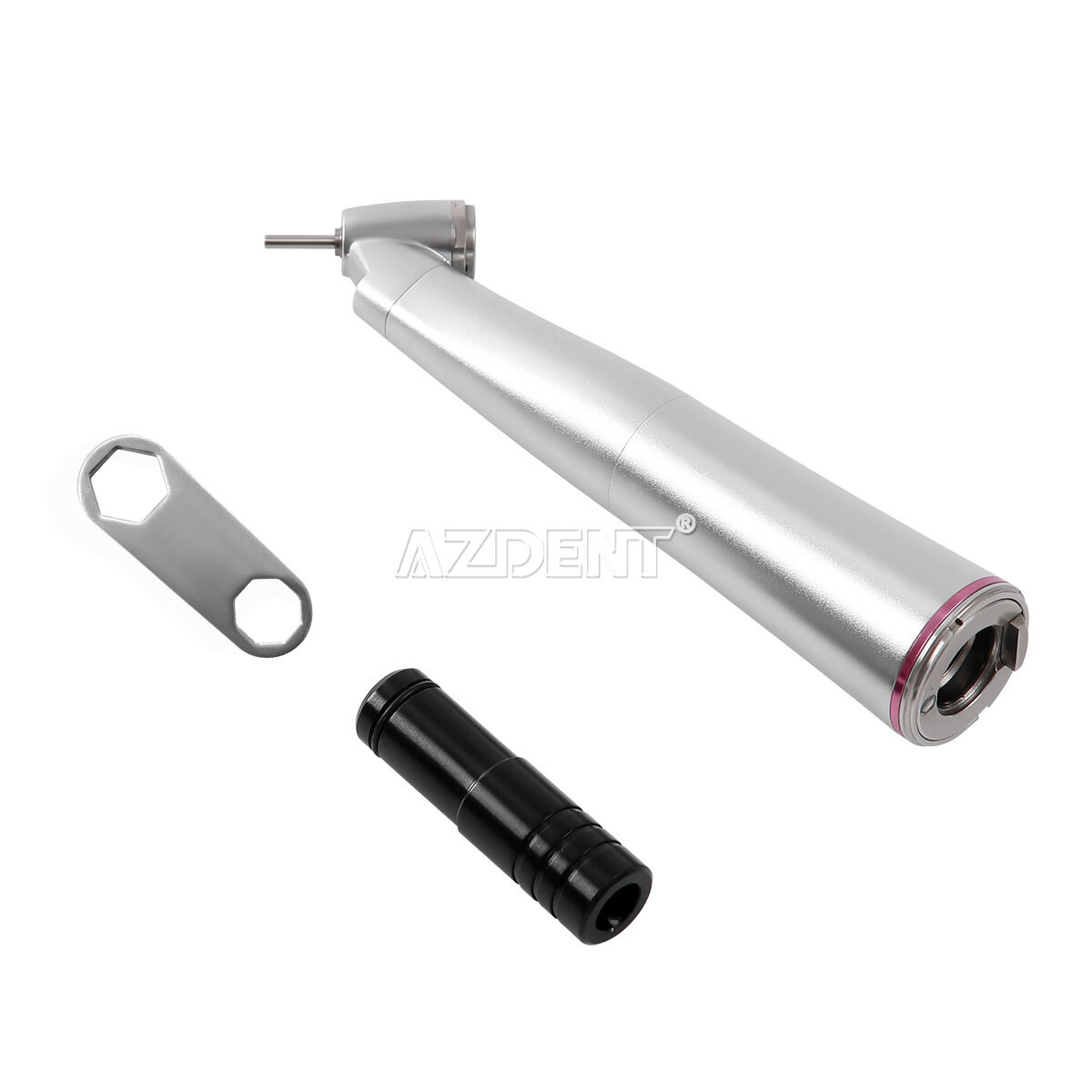 AZDENT Dental 1:4.2 LED 45 Degree Surgical Contra Angle /45°High Speed Handpiece