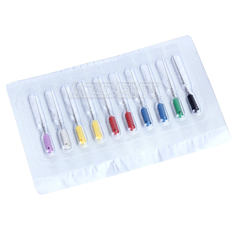 5 Packs Dental Endodontic Stainless Steel Barbed Broaches 25mm Endo Files Mixed