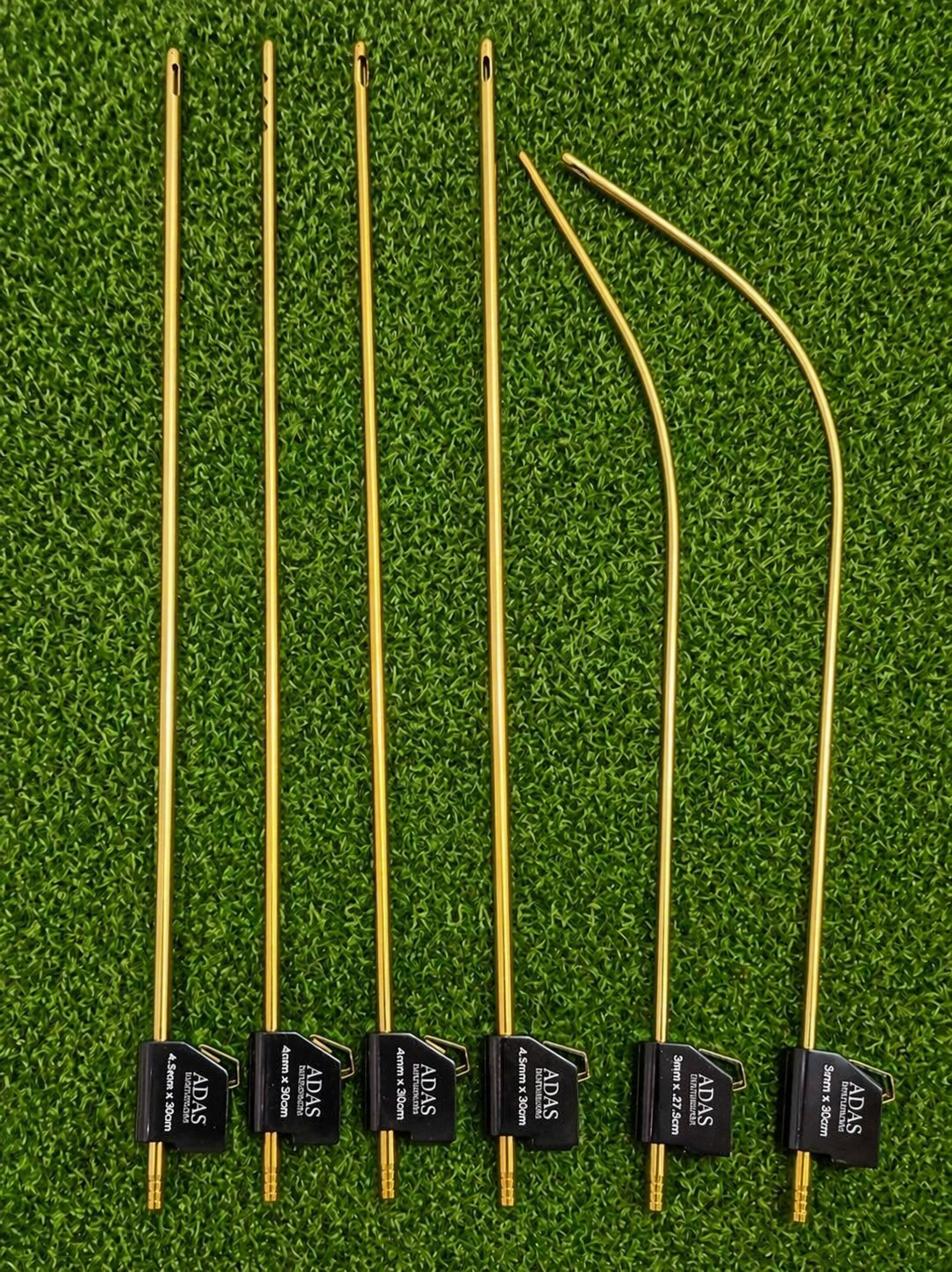 MicroAire Type Pal Reusable Cannulas Liposuction Cannulas 6pcs Set