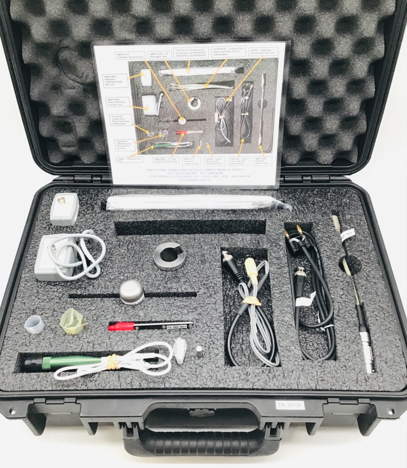 AMO (Abbott Medical Optics) Vitrectomy System Service Kit in Pelican Case