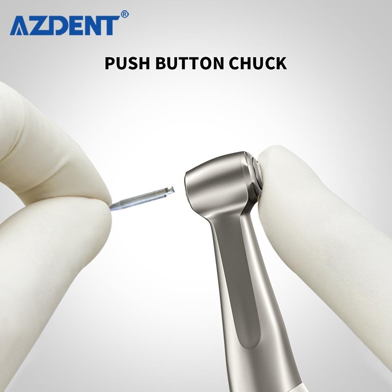 NSK Style Dental 1:1 Low Speed Handpiece Push Button Contra Angle AZDENT
