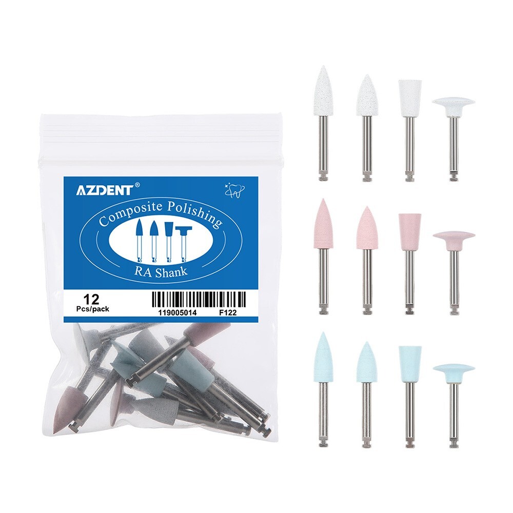 Dental Polishing Kit for Diamond Composite Zirconia HP RA FG Bur’s Polisher