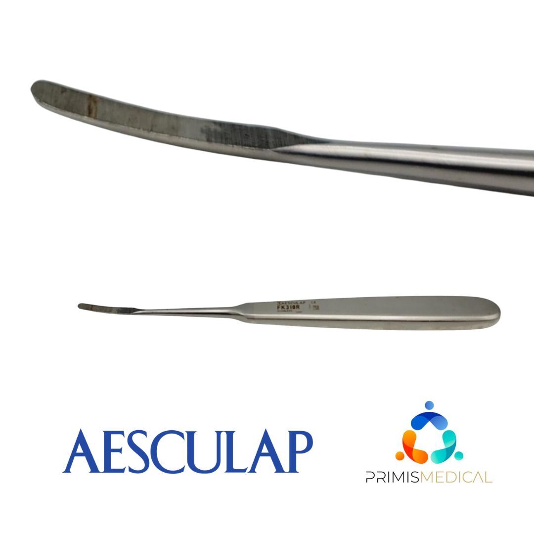 Aesculap FK310R Joseph Raspatory Slightly 4mm Curved Sharp 7″