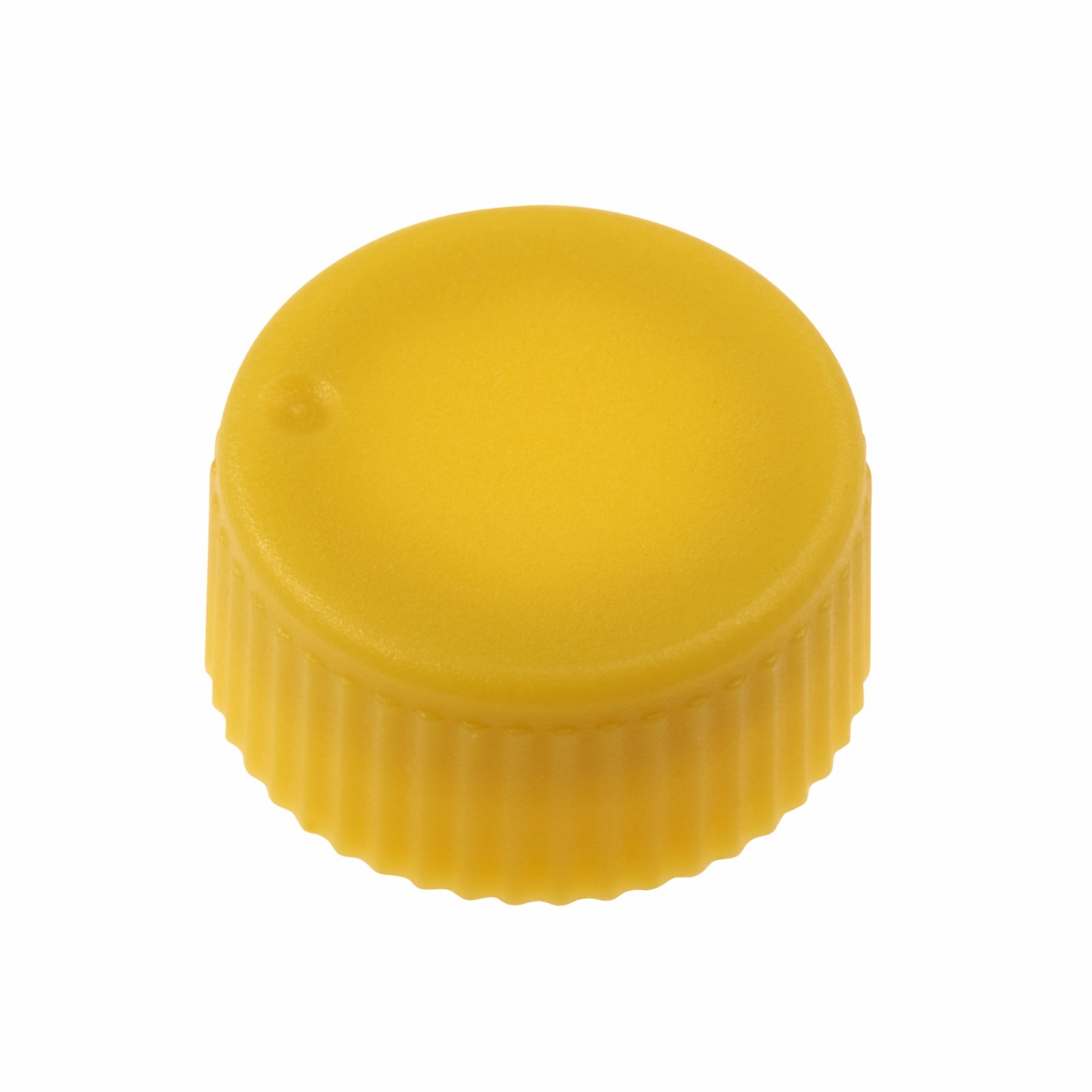 CELLTREAT CAP ONLY, Screw Top Micro Tube Cap, O-Ring, Opaque, Yellow #230841Y