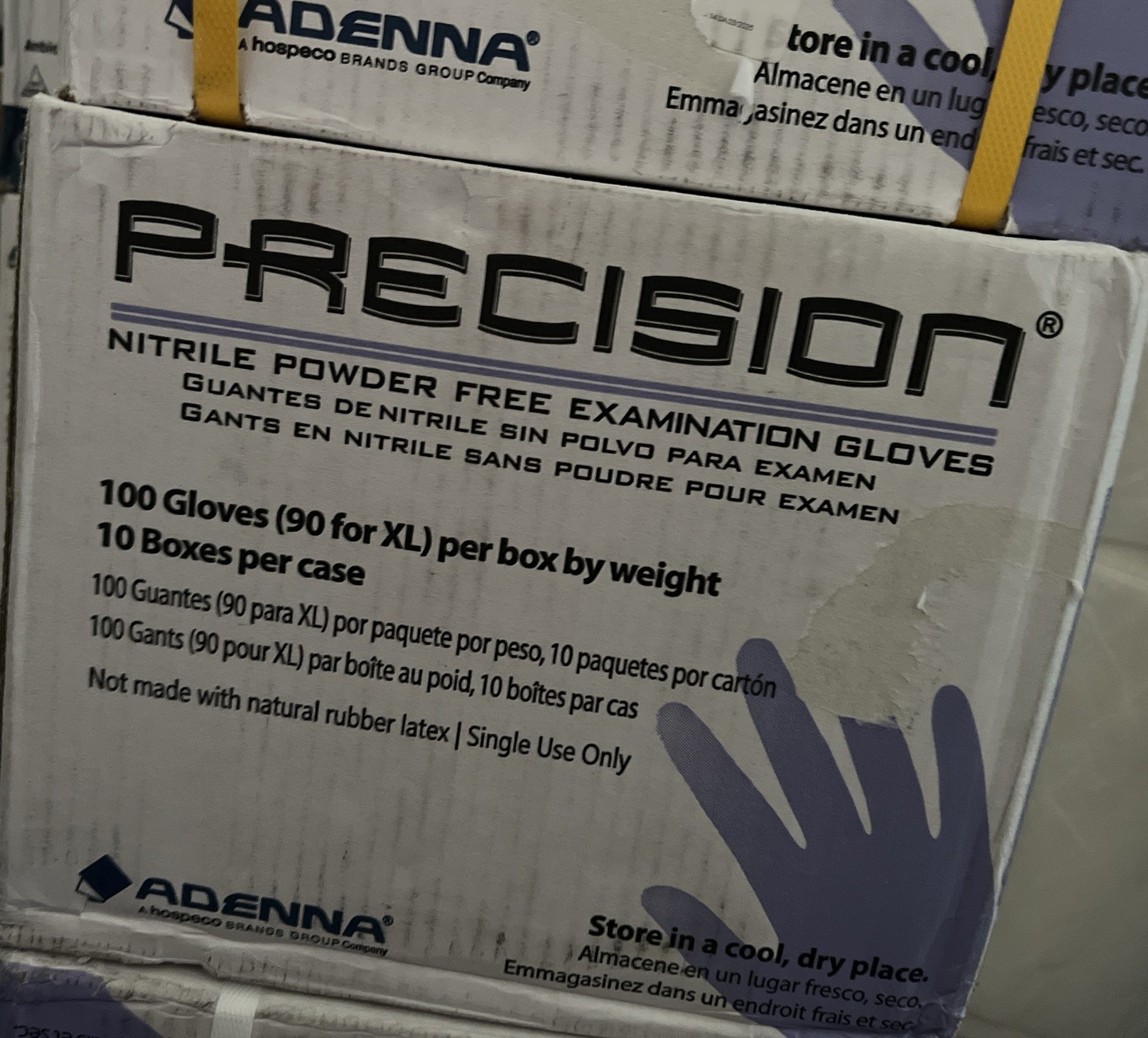 Precision Nitrile Examination Gloves – Medium – Case Of 10 Boxes