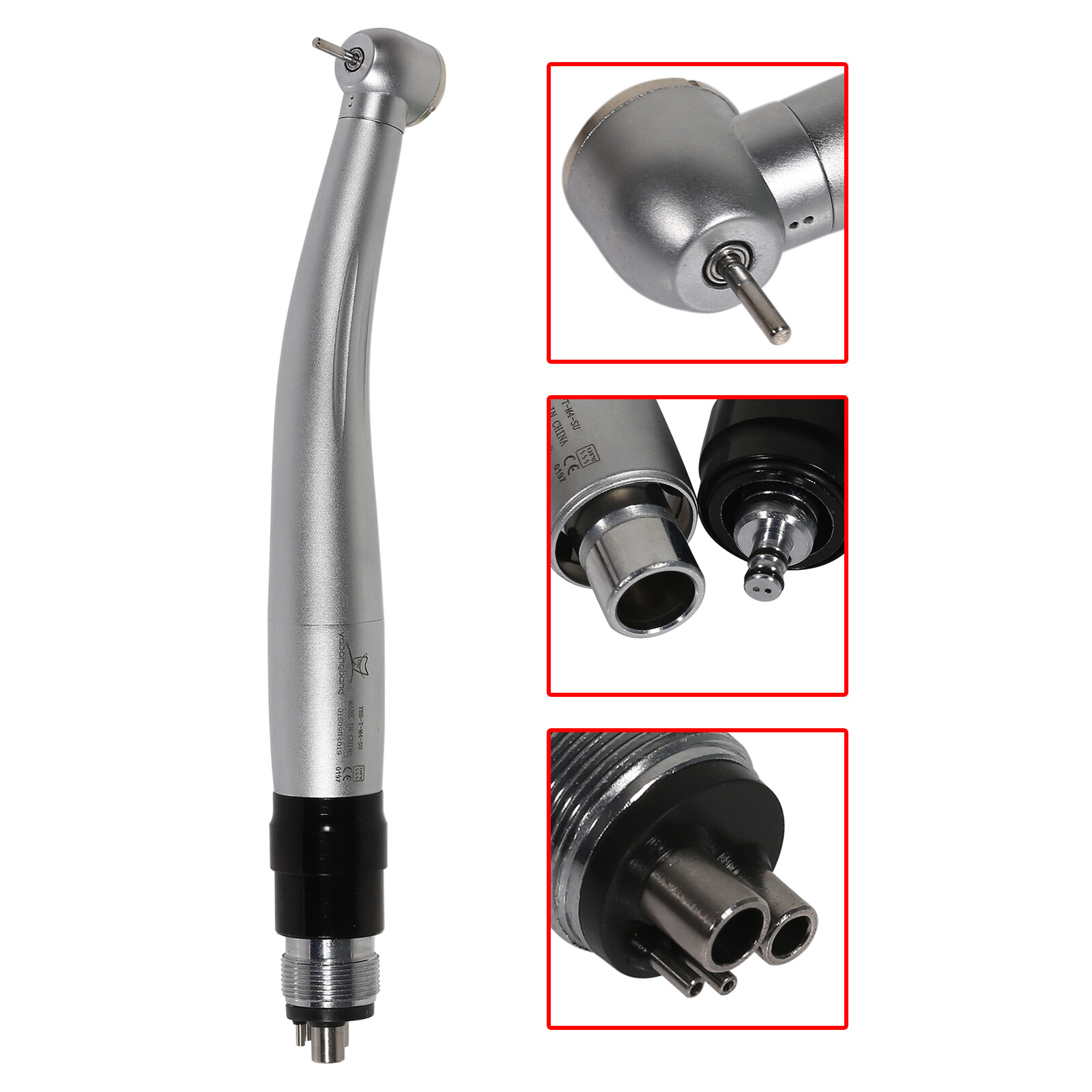 Large Torque Dental High Speed Handpiece & 4 Holes Quick Coupler YDNK4