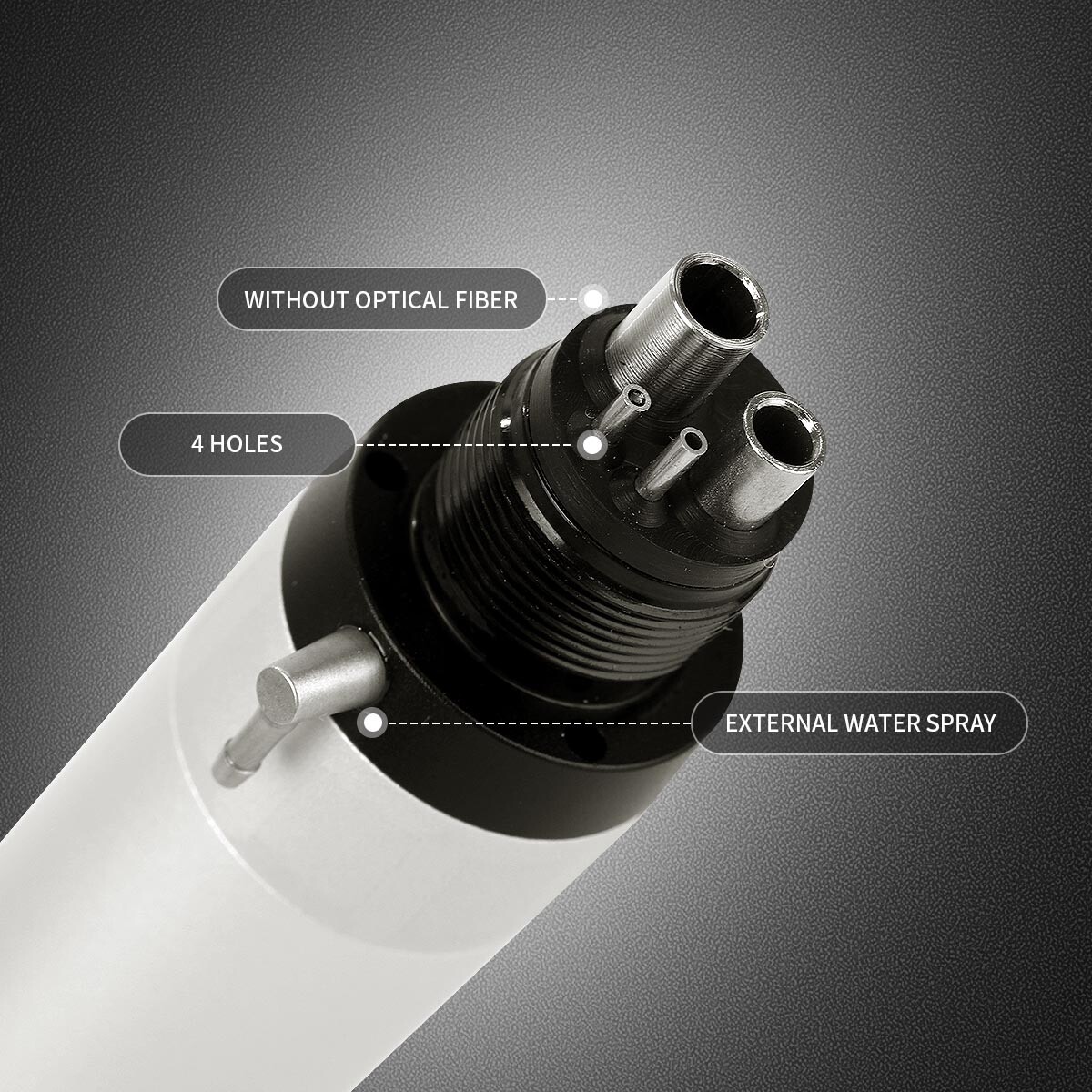 NSK Style Dental Slow Low Speed Handpiece Straight Contra Angle Air Motor 4/2H