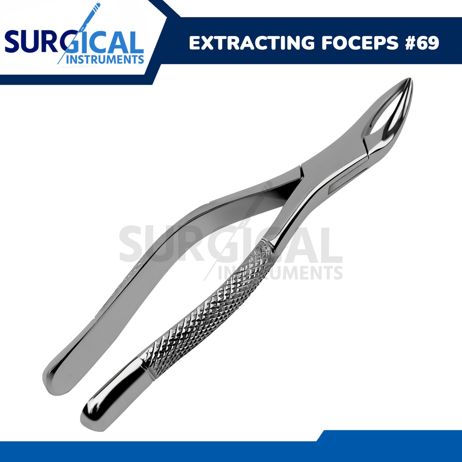 Extracting Forceps Dental Surgical Instruments #69 Stainless Steel German Grade