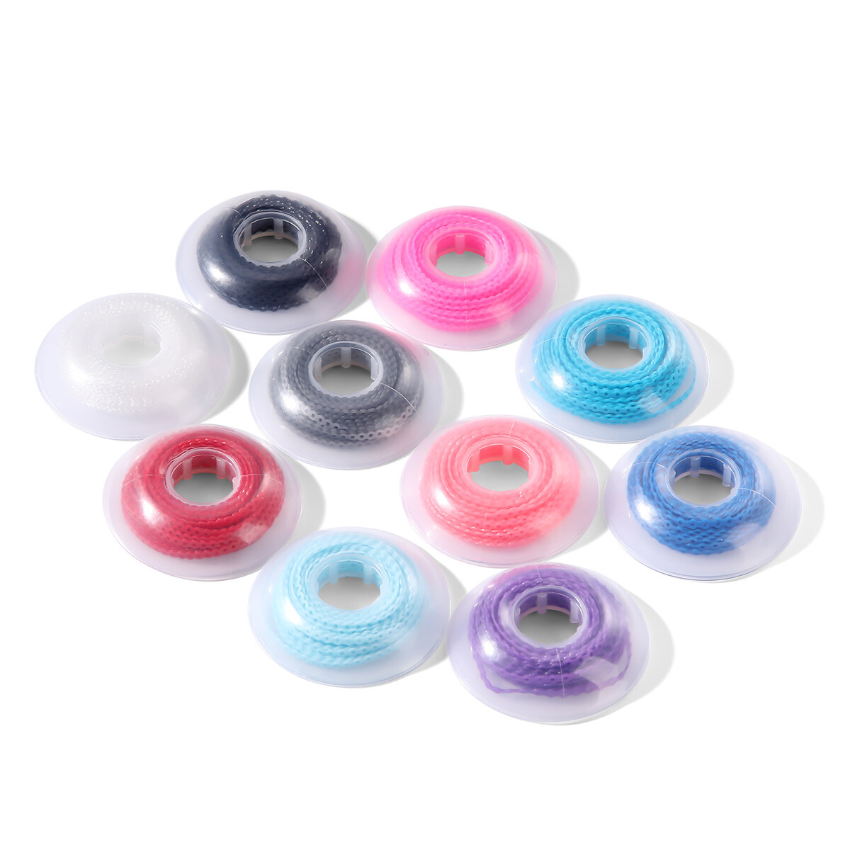 AZDENT Dental Orthodontic Colored Elastic Power Chain 15ft Long/Short/Continuous
