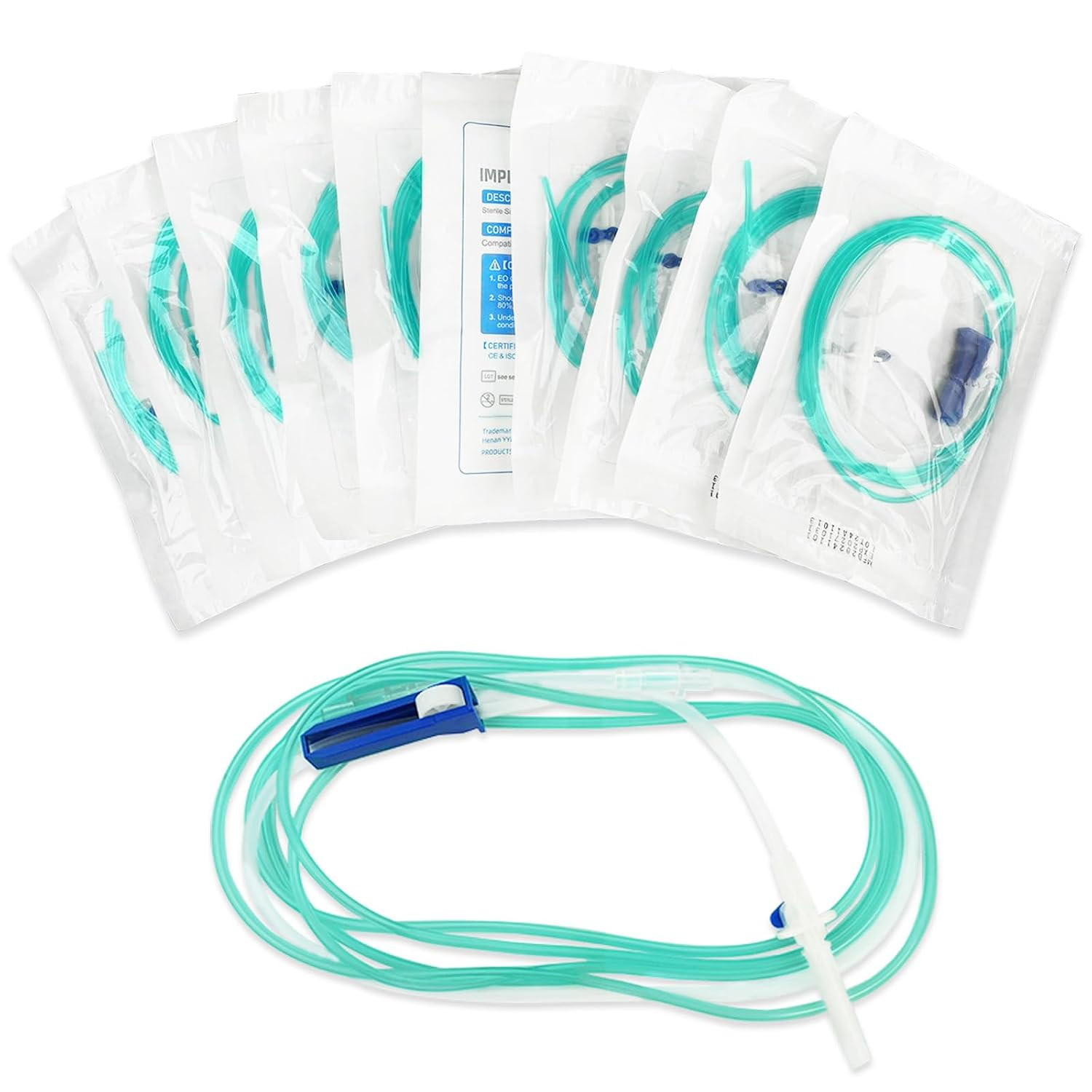 10 Pcs Dental Implant Irrigation Tubing for W&H Implant Motor, Sterile