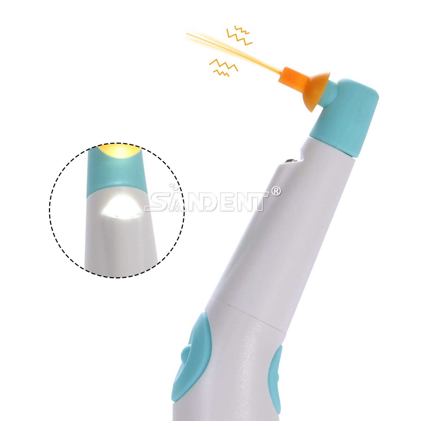Dental Wireless Ultrasonic Activator Endo Ultra Activator with 150 Tips Blue US