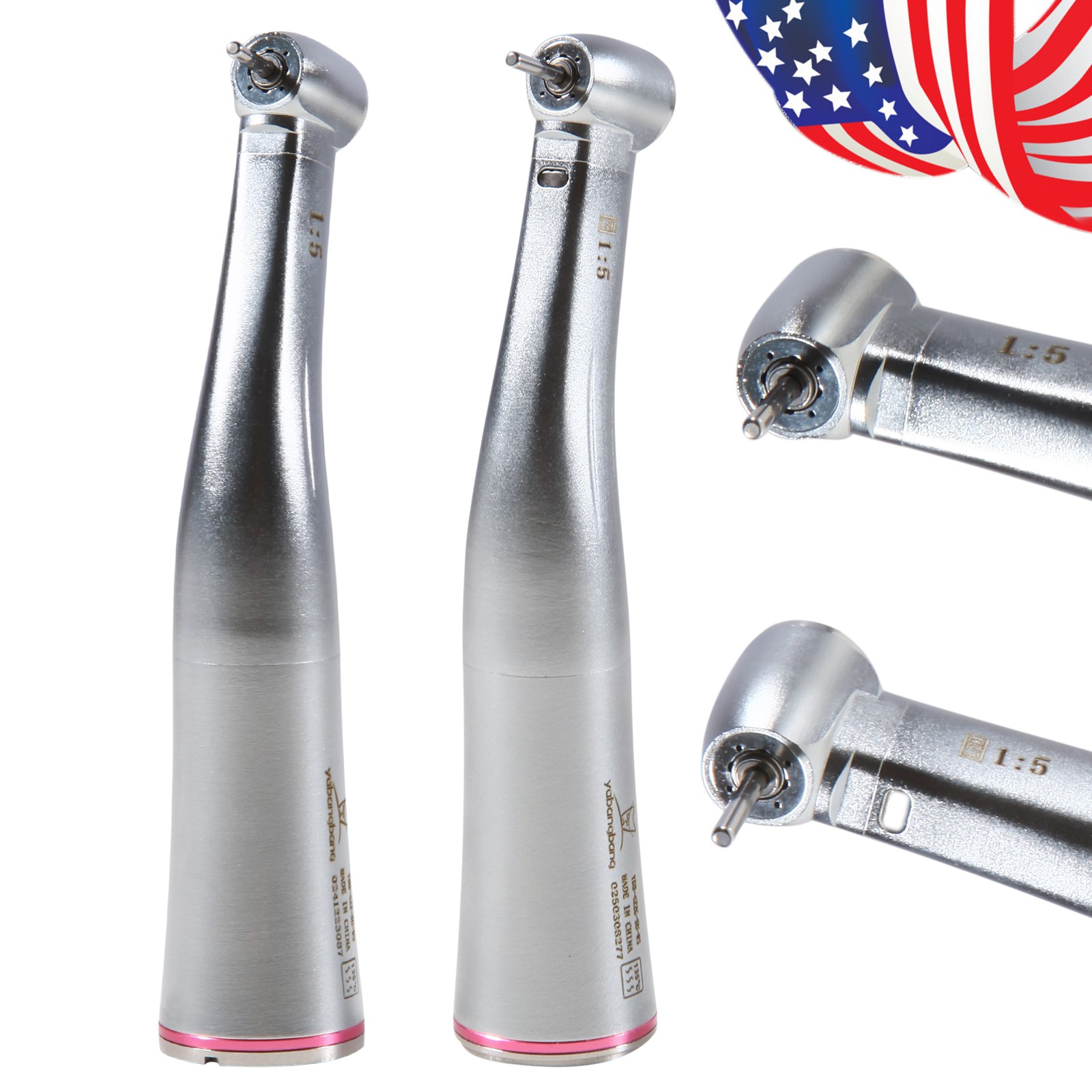 NSK Style Dental Brushless LED Electric Micro Motor 1:1/1:5 Increasing Handpiece