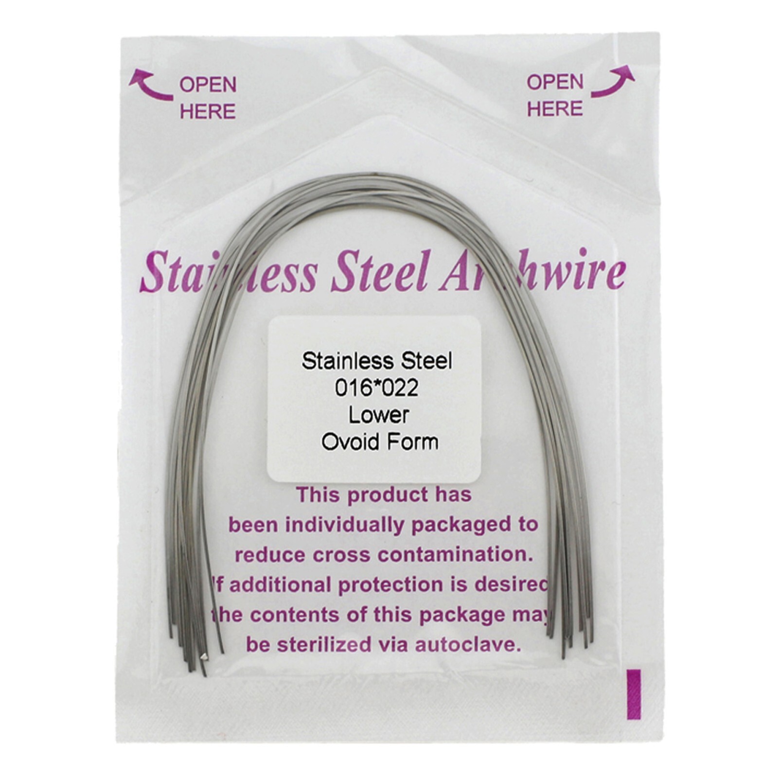 arcos de ortodoncia Orthodontic Arch Wire NiTi Stainless Steel Acero Inoxidable
